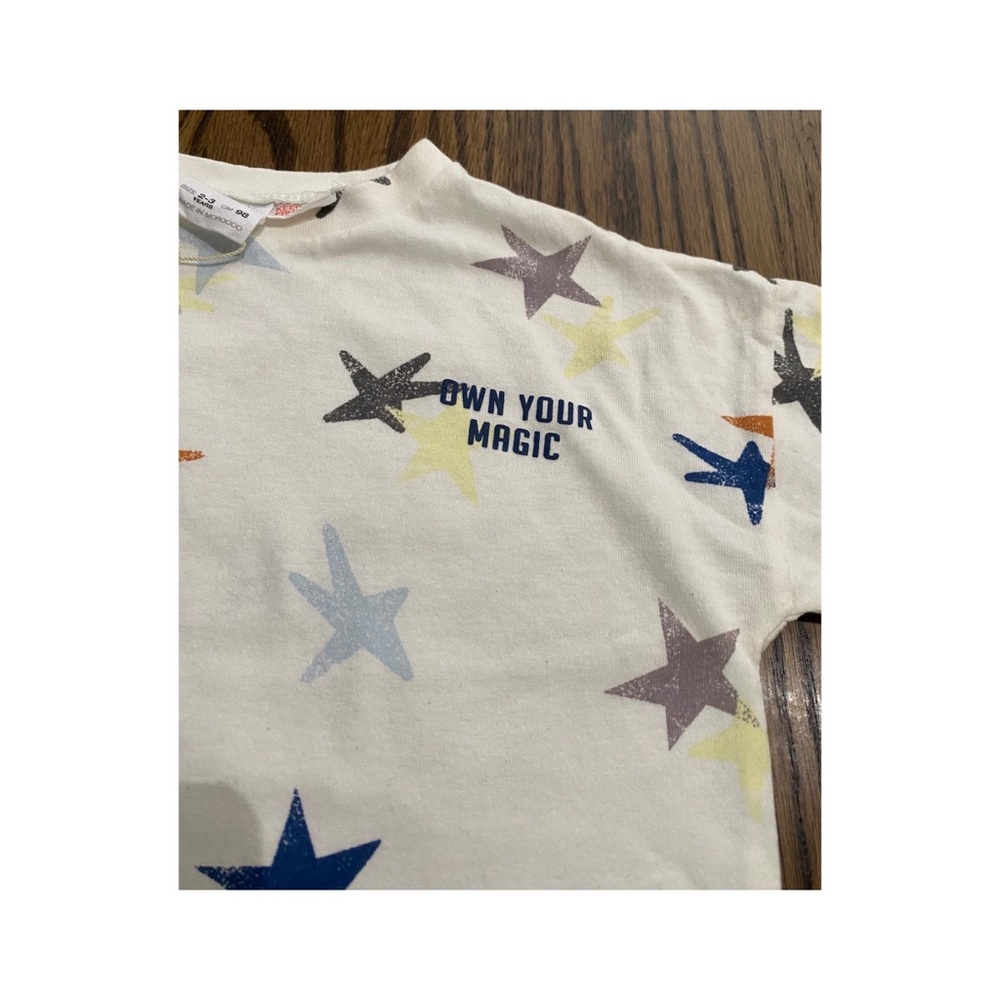 Zara Kids Cropped Shirt Size 4 - Picture 4 of 4
